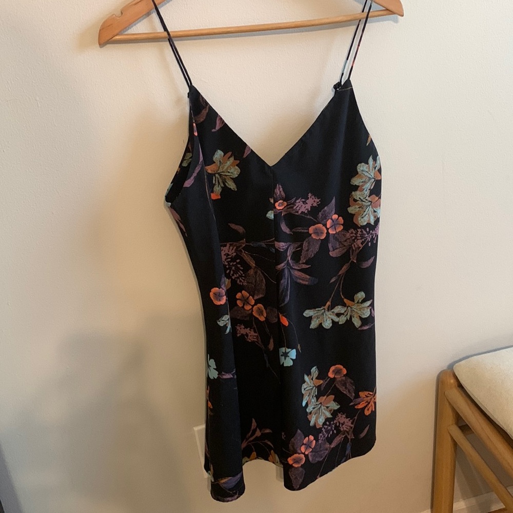 Free people floral mini dress